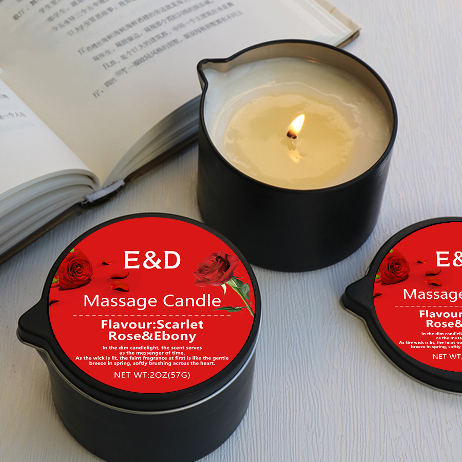 Luxury Skin Care - Bougie à l'huile de massage pour