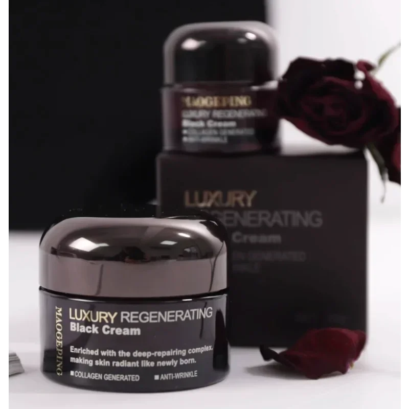Luxury Skincare Anti Aging - Crème noire régénérante de luxe MAOGEPING,