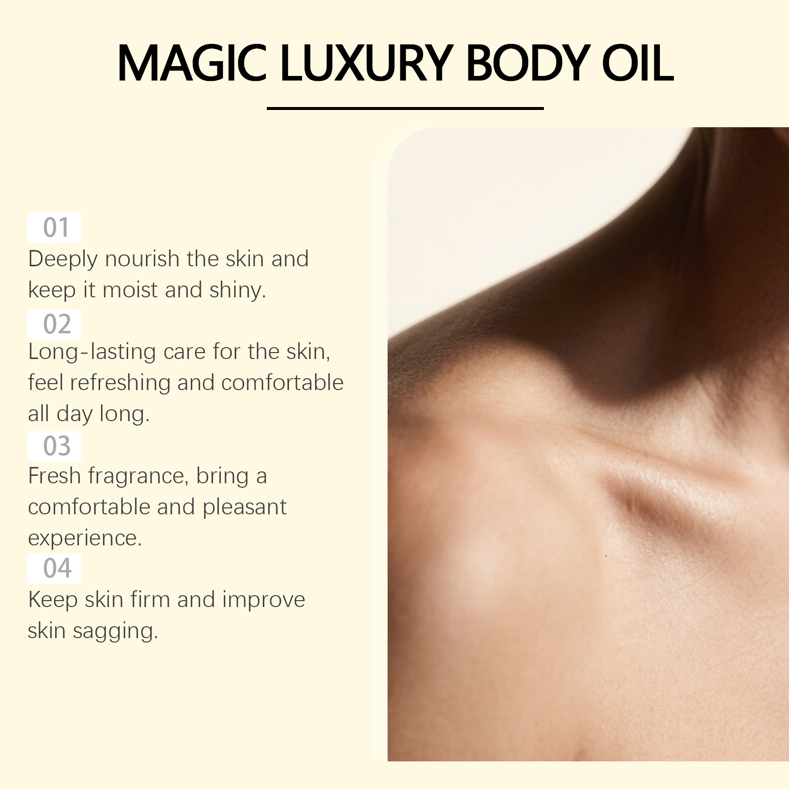 Huile Corporelle Luxe Magique  - Luxury Skin Care avis et prix