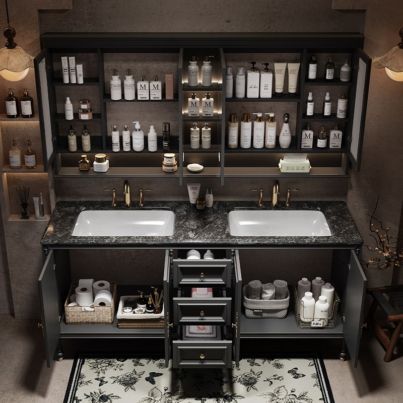 Meuble de Salle de Bain Modern - Luxury Skincare Makeup avis et prix